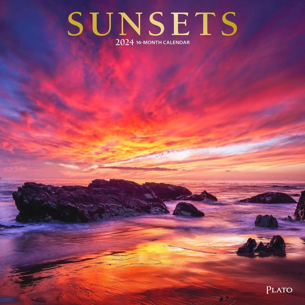 Sunsets 2024 Wall Calendar 3 Sunsets 2024 Wall Calendar