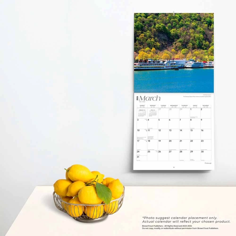 Pittsburgh 2024 Wall Calendar 6 Pittsburgh 2024 Wall Calendar - Image 4