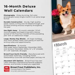 Welsh Corgis Deluxe 2024 Wall Calendar -Calendars Sales Store 09452af8 a619 43a1 a1cd 05d3a2596674