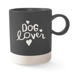Dog Lover Black Mug