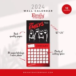 Emily The Strange 2024 Wall Calendar -Calendars Sales Store 0c8e49bc a1c7 4605 96f0 53e16d5205f0