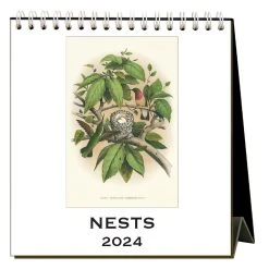 Nests 2024 Easel Desk Calendar