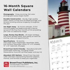 Lighthouses New England 2024 Wall Calendar -Calendars Sales Store 1d7e3fa1 abd4 438f b790 52a0a6270c66
