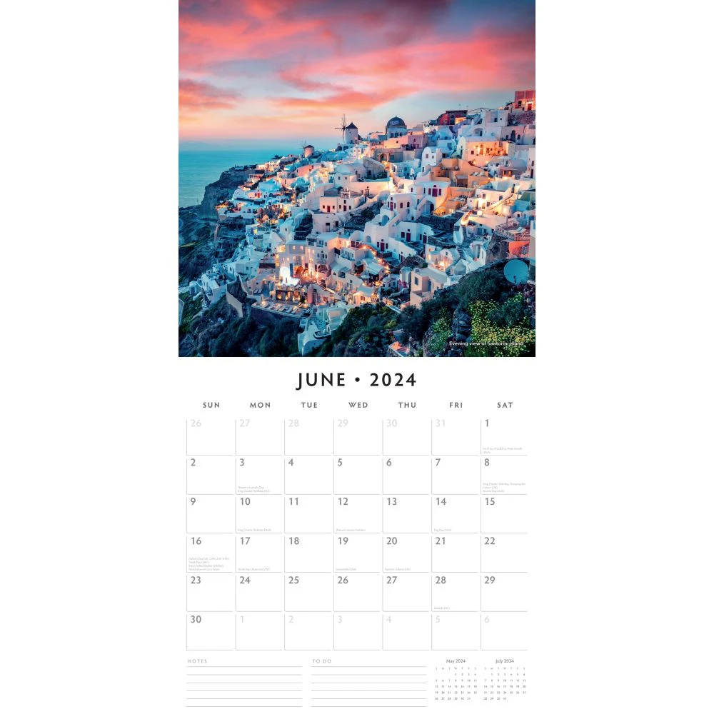 Greek Islands 2024 Wall Calendar 5 Greek Islands 2024 Wall Calendar - Image 3