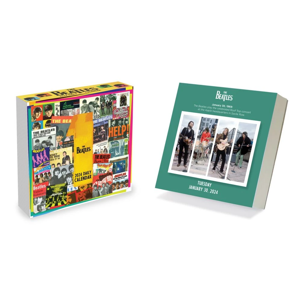 Beatles 2024 Desk Calendar 7 Beatles 2024 Desk Calendar - Image 5