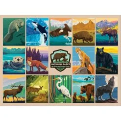 National Parks Wildlife 1000 Piece Puzzle -Calendars Sales Store 202300012605 ALT1