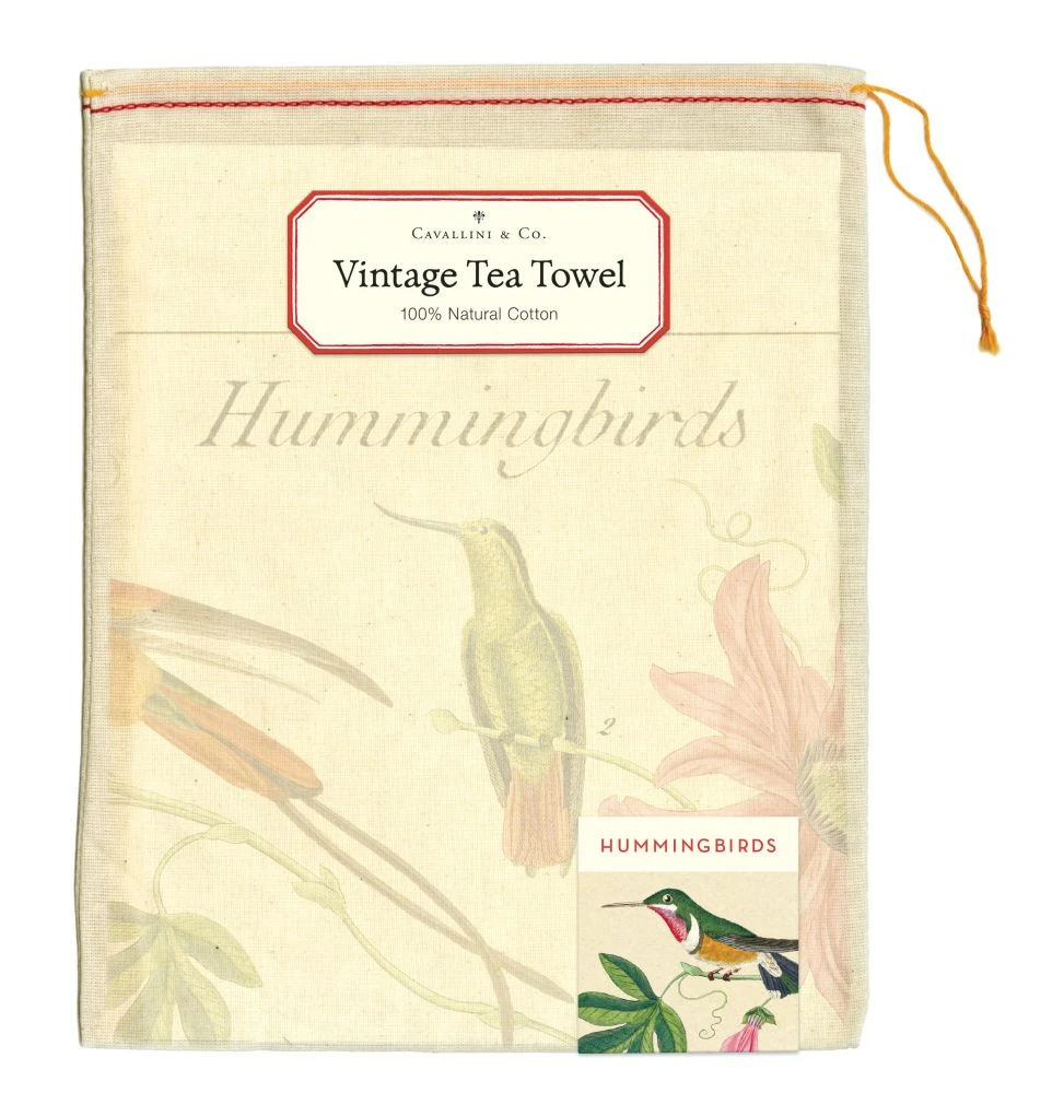 Hummingbirds Tea Towel 4 Hummingbirds Tea Towel - Image 2