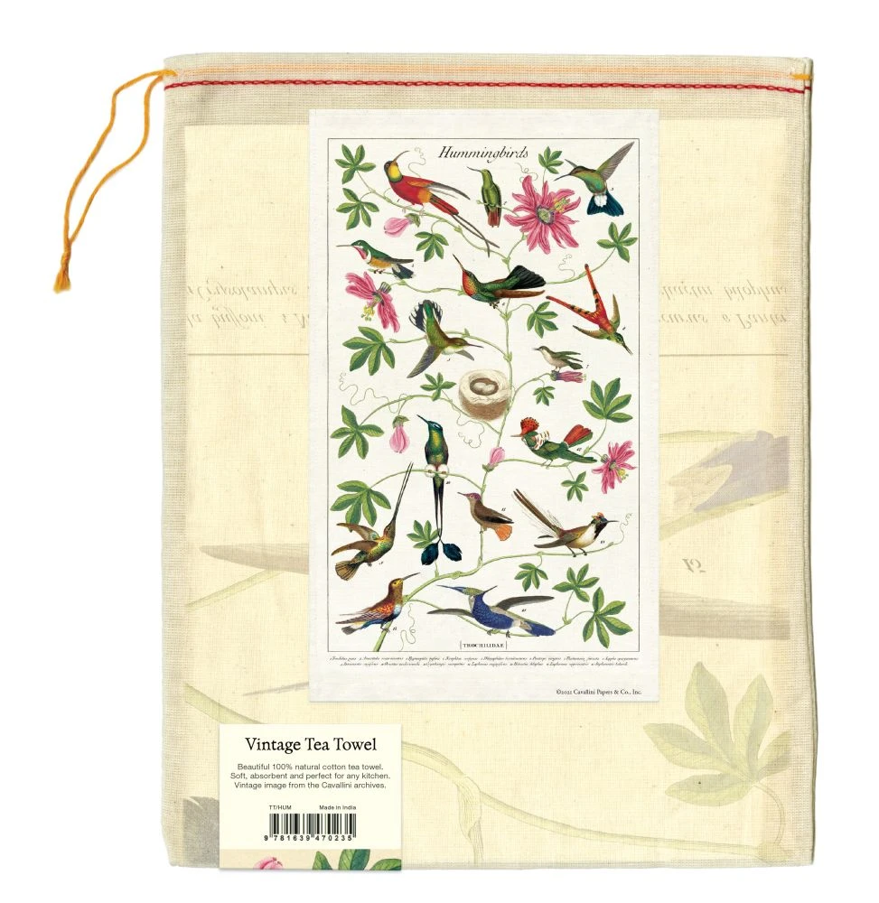 Hummingbirds Tea Towel 5 Hummingbirds Tea Towel - Image 3