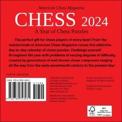 Chess 2024 Desk Calendar -Calendars Sales Store 202400002154 ALT1
