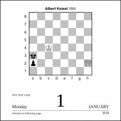 Chess 2024 Desk Calendar -Calendars Sales Store 202400002154 ALT2