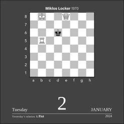 Chess 2024 Desk Calendar -Calendars Sales Store 202400002154 ALT3