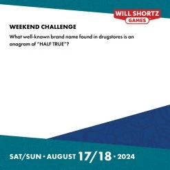 Will Shortz Games Brain Twisters 2024 Desk Calendar -Calendars Sales Store 202400002162 ALT4