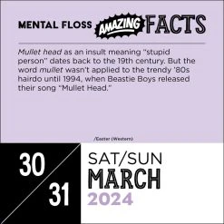 Mental Floss Amazing Facts 2024 Desk Calendar 10 Mental Floss Amazing Facts 2024 Desk Calendar -Calendars Sales Store 202400002208 ALT3
