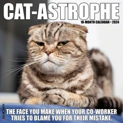 Cat-Astrophe 2024 Wall Calendar