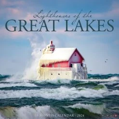 Lighthouses Of The Great Lakes 2024 Wall Calendar