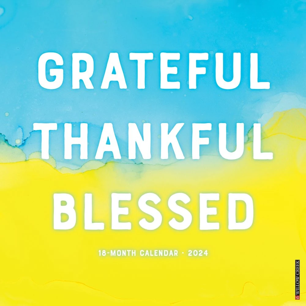 Grateful Thankful Blessed 2024 Wall Calendar 3 Grateful Thankful Blessed 2024 Wall Calendar