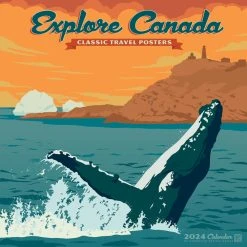 Explore Canada Art 2024 Wall Calendar
