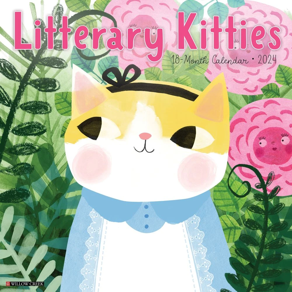 Literary Kitties 2024 Wall Calendar 3 Literary Kitties 2024 Wall Calendar