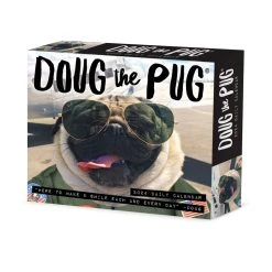 Doug The Pug 2024 Desk Calendar