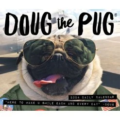 Doug The Pug 2024 Desk Calendar 12 Doug The Pug 2024 Desk Calendar -Calendars Sales Store 202400004343 ALT4