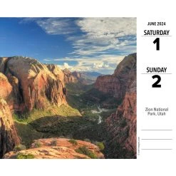 America The Beautiful 2024 Desk Calendar -Calendars Sales Store 202400004363 ALT2