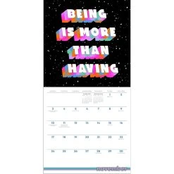 Look At The Bright Side 2024 Wall Calendar With Poster -Calendars Sales Store 202400007823 ALT4