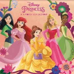 Disney Princess Exclusive With Print 2024 Wall Calendar