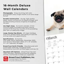 Pugs Deluxe 2024 Wall Calendar -Calendars Sales Store 264cc96d d72e 4160 8a0b 5d3eb096bb39