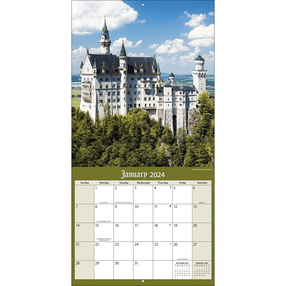 Germany 2024 Wall Calendar 5 Germany 2024 Wall Calendar - Image 3