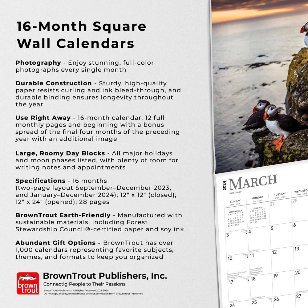 Iceland 2024 Wall Calendar 7 Iceland 2024 Wall Calendar - Image 5