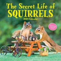 Secret Life Of Squirrels 2024 Wall Calendar