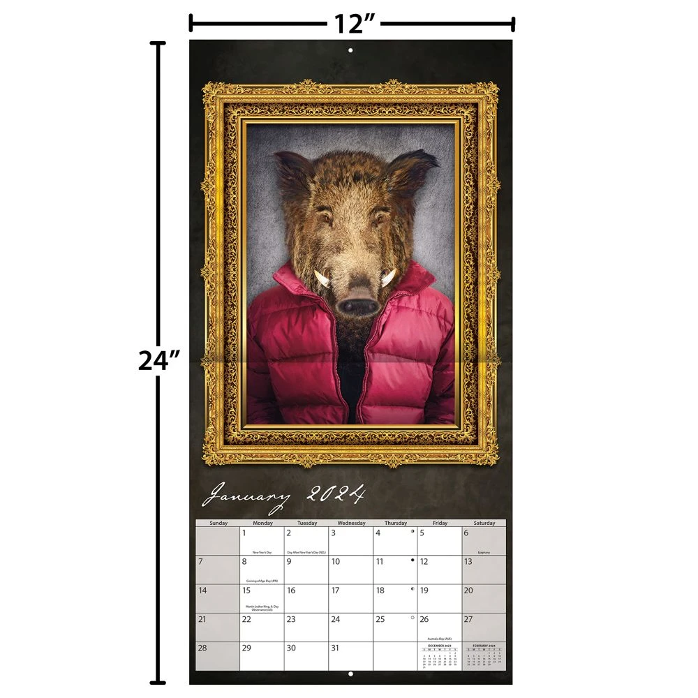 Gallery Animalia 2024 Wall Calendar 11 Gallery Animalia 2024 Wall Calendar - Image 9