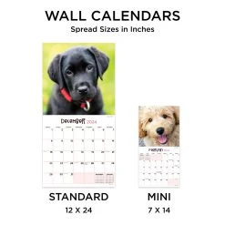 Puppies 2024 Wall Calendar -Calendars Sales Store 35d1db59 ff7f 4fd3 a80f c8c8086dc042