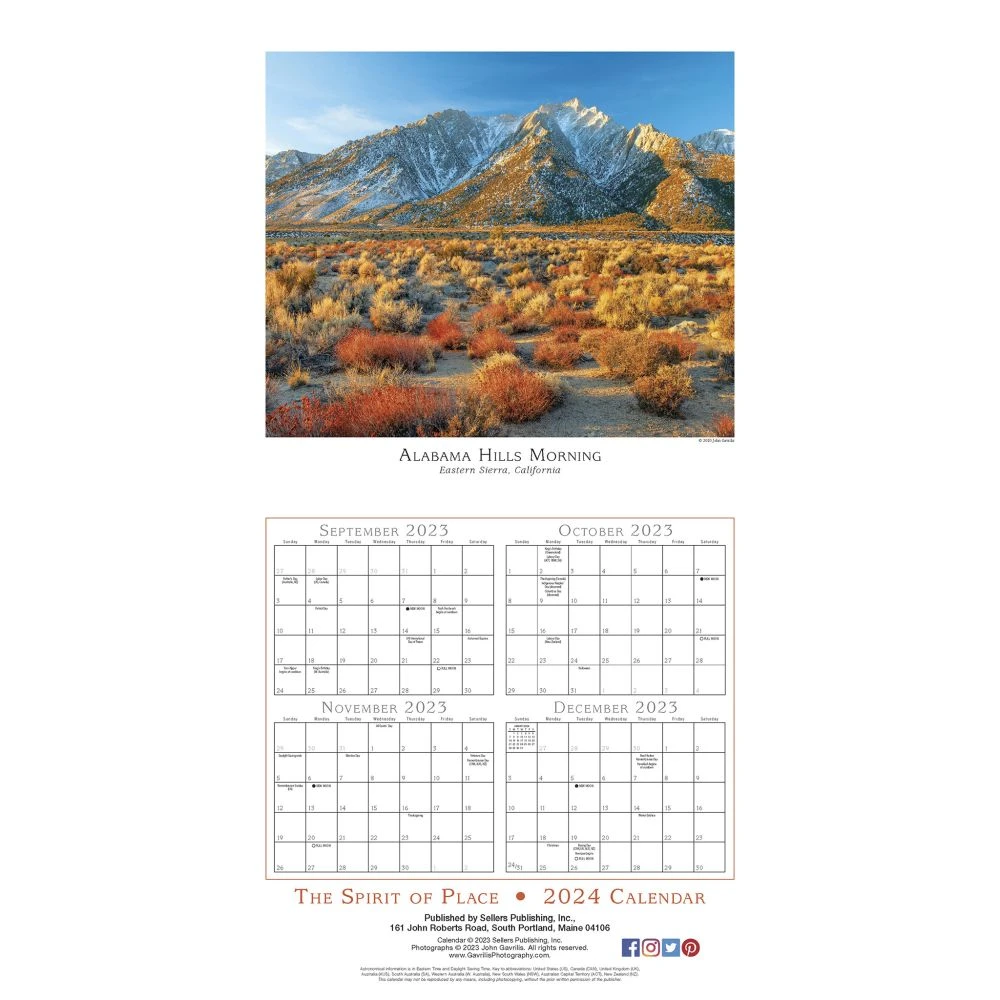 Spirit Of Place 2024 Wall Calendar 7 Spirit Of Place 2024 Wall Calendar - Image 5