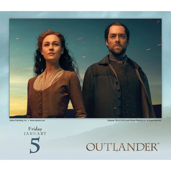 Outlander 2024 Desk Calendar 5 Outlander 2024 Desk Calendar - Image 3