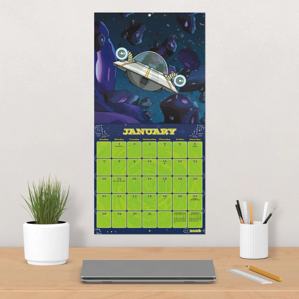 Rick And Morty 2024 Wall Calendar 7 Rick And Morty 2024 Wall Calendar - Image 5