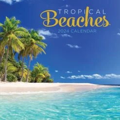 Tropical Beaches 2024 Wall Calendar