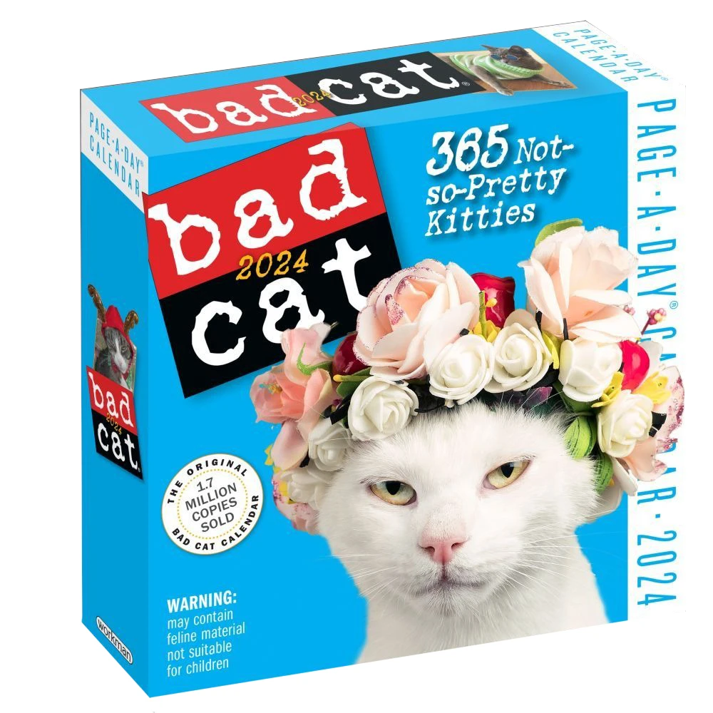Bad Cat 2024 Desk Calendar 3 Bad Cat 2024 Desk Calendar