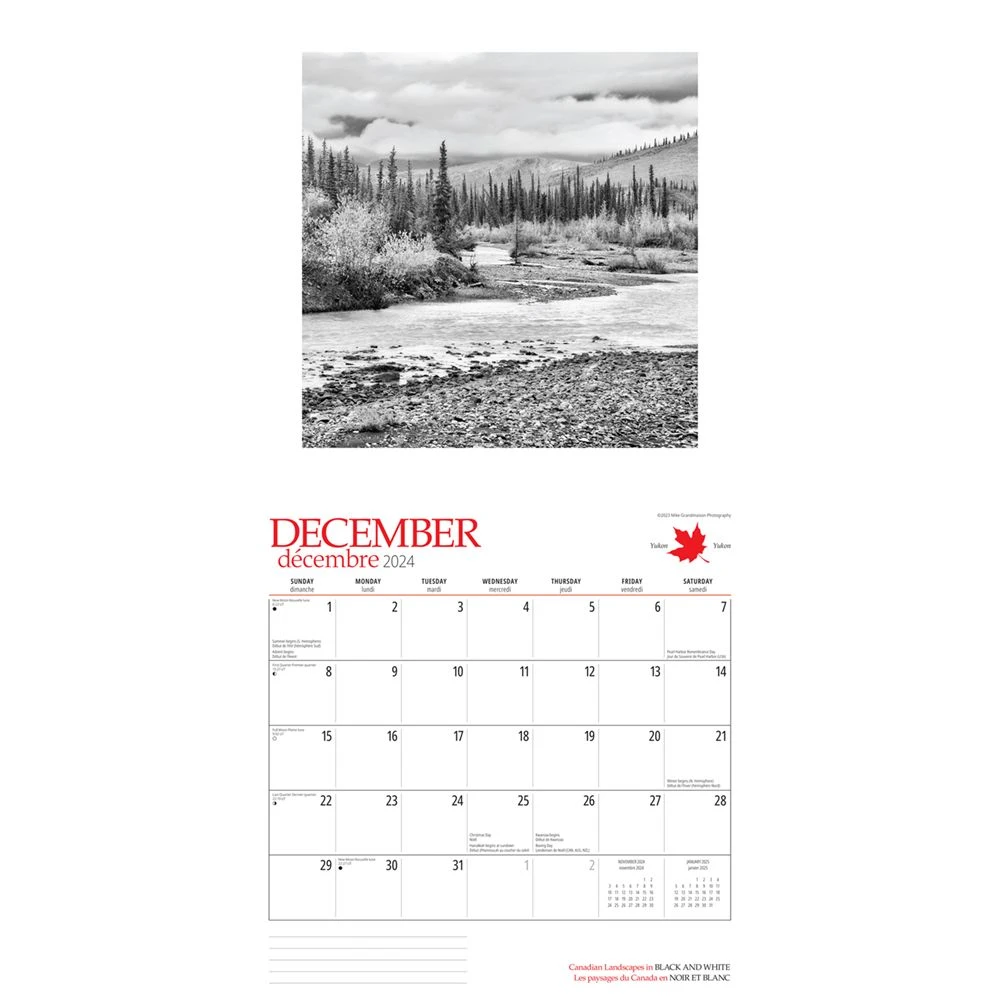 Canada 2024 Wall Calendar 6 Canada 2024 Wall Calendar - Image 4