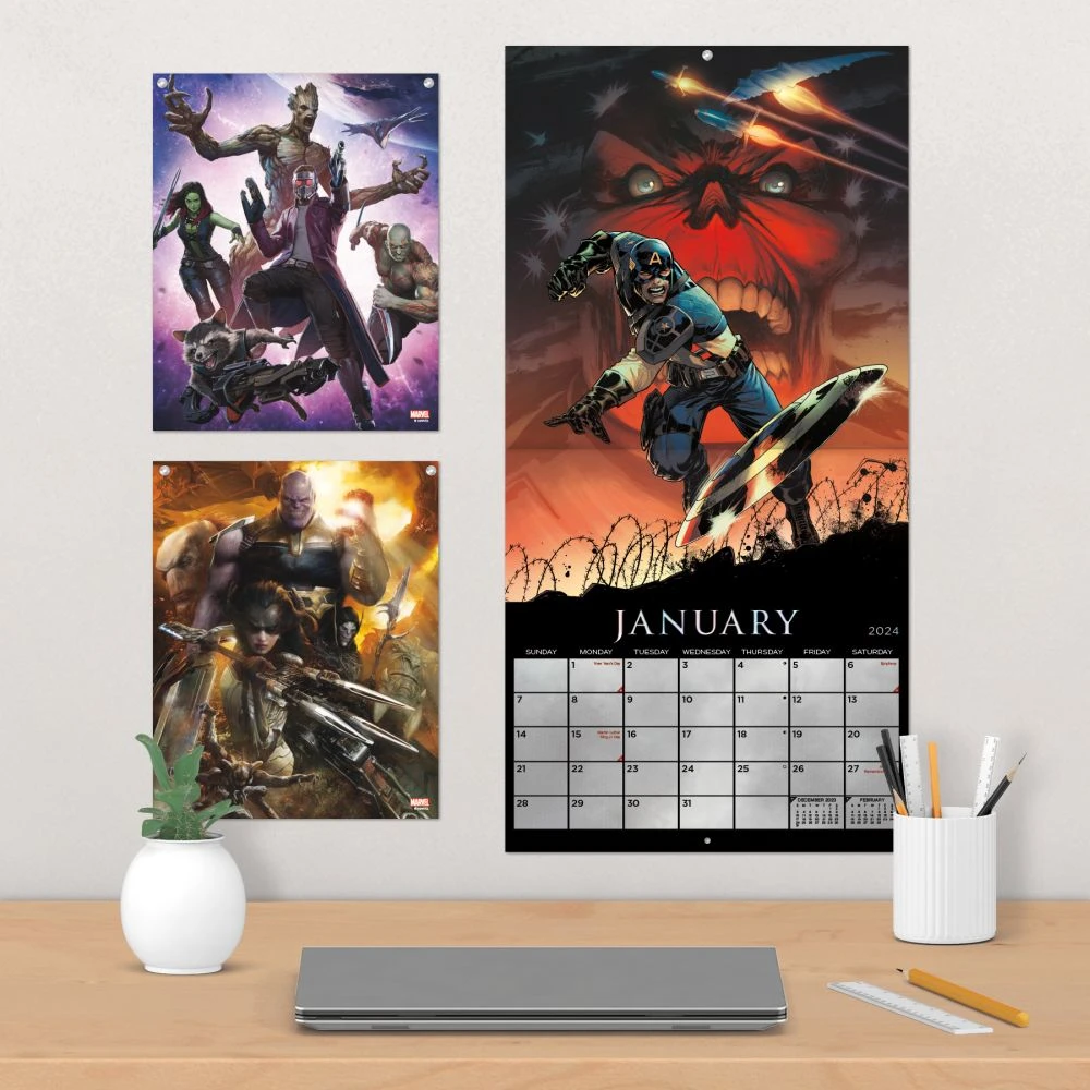 Marvel Infinity Saga Collectors Edition 2024 Wall Calendar 7 Marvel Infinity Saga Collectors Edition 2024 Wall Calendar - Image 5