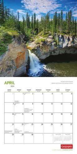 Canadian Geographic Canadian Scenes 2024 Wall Calendar -Calendars Sales Store 5865757e fca6 4d6f 9ba2 cf1881cde62b