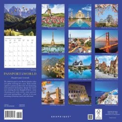 Passport To The World 2024 Wall Calendar -Calendars Sales Store 5950ba6f 8149 4886 ab4f 9fa7d19d92a7