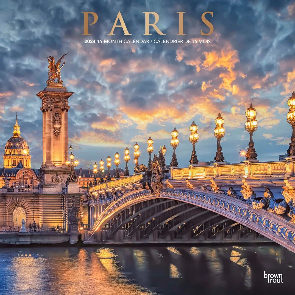 Paris 2024 Wall Calendar 3 Paris 2024 Wall Calendar