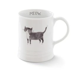 Cat's Meow Grey Mug