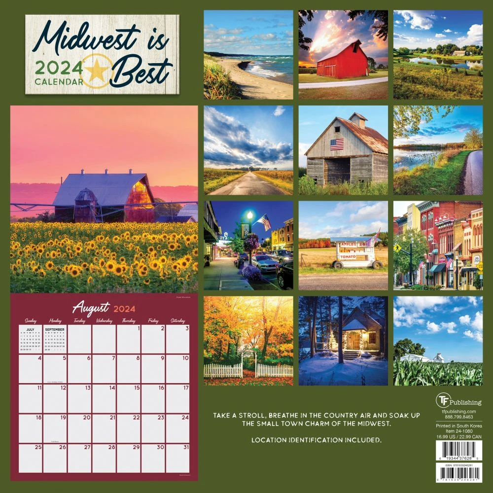 Midwest Is Best 2024 Wall Calendar 4 Midwest Is Best 2024 Wall Calendar - Image 2