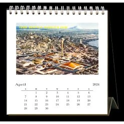 Seattle Nostalgic 2024 Easel Desk Calendar -Calendars Sales Store 666dba63 5131 44ee 98b5 5f4365324306