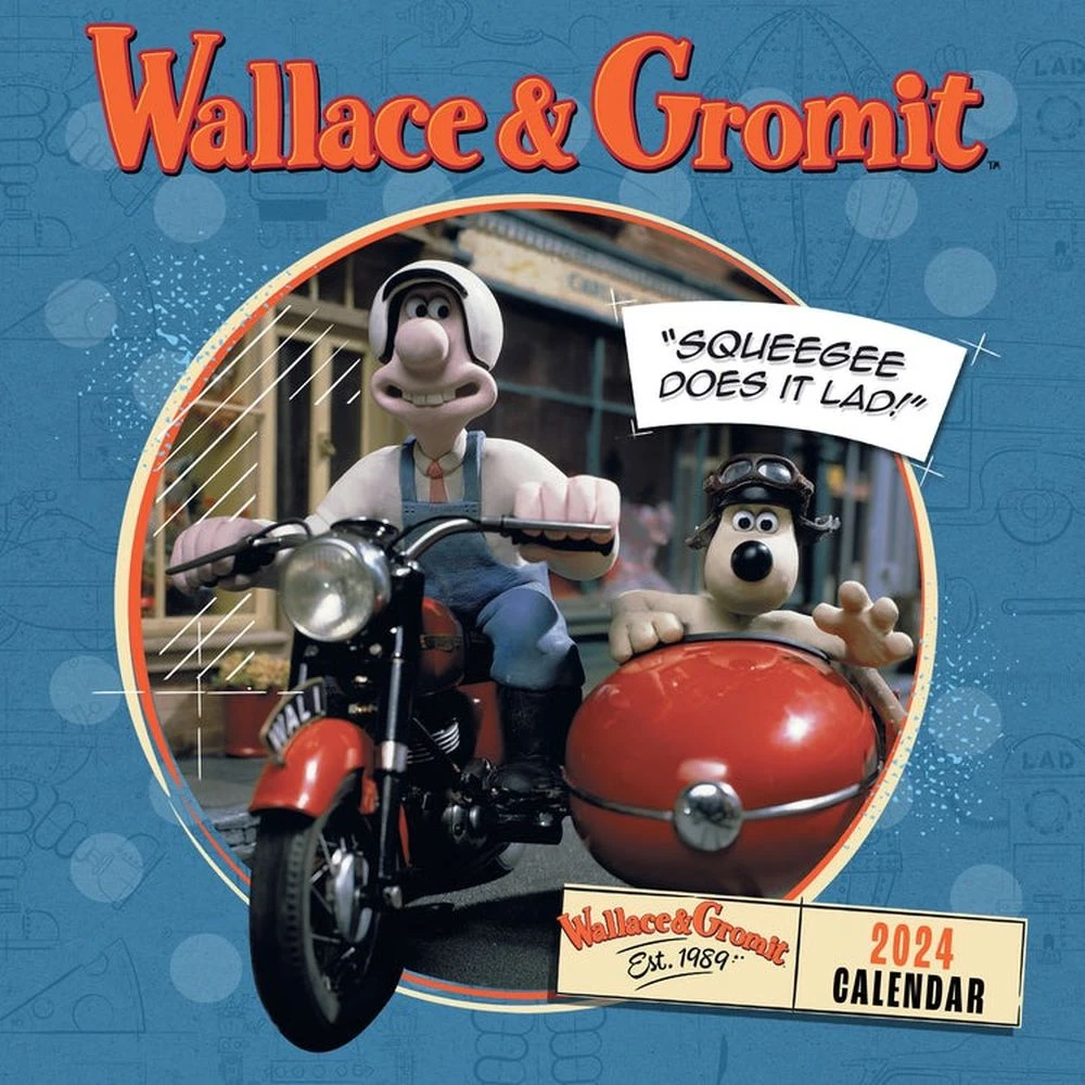 Wallace And Gromit 2024 Wall Calendar 3 Wallace And Gromit 2024 Wall Calendar