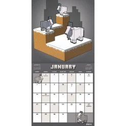 Minecraft Exclusive With Decal 2024 Wall Calendar -Calendars Sales Store 66e84b7d 0575 411a 95c3 b7352b774a9a