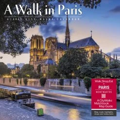 Walk In Paris 2024 Wall Calendar