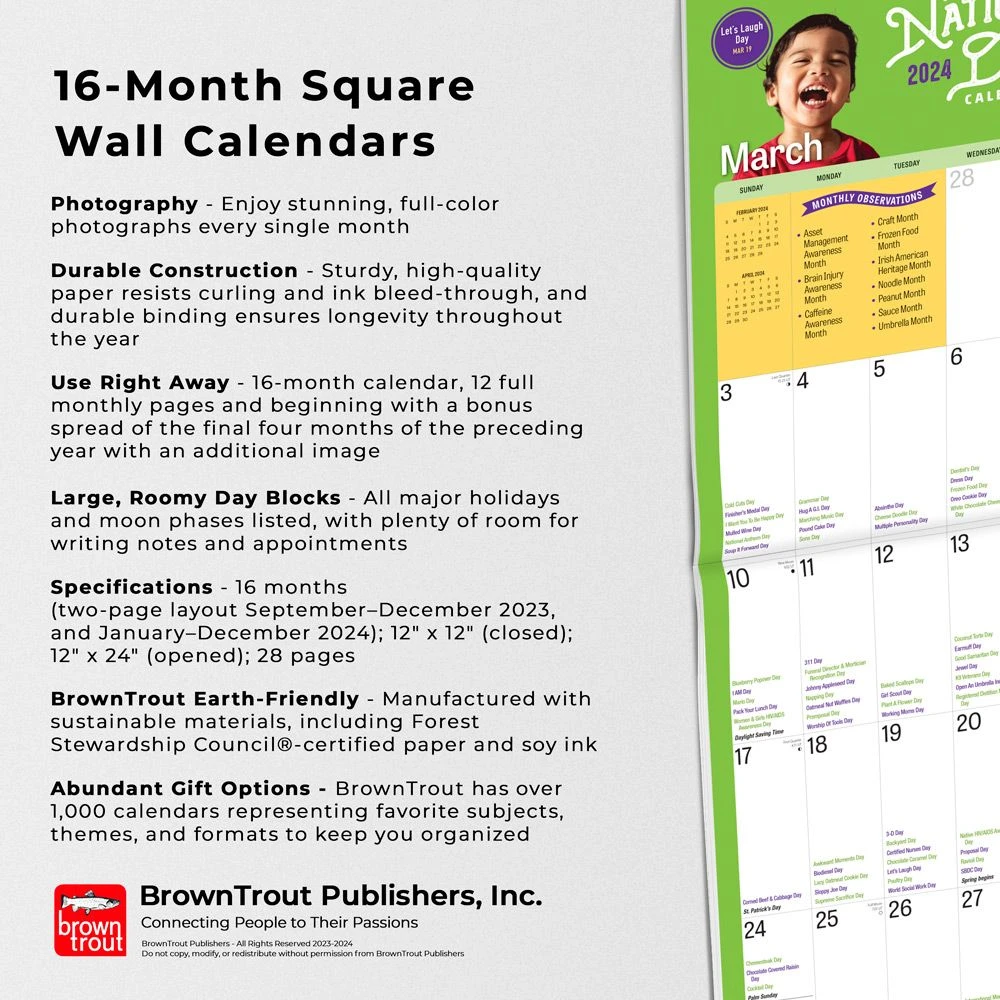 National Day 2024 Wall Calendar 7 National Day 2024 Wall Calendar - Image 5